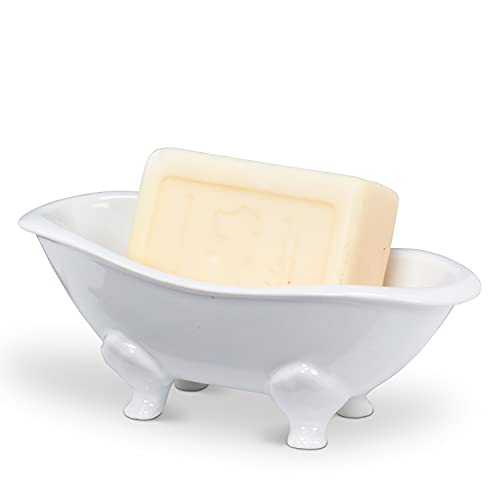 Abbott Collection  27-SOAK Bathtub Soap Dish, White