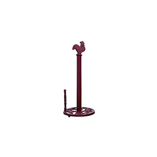 Transpac A6590 Rooster Paper Towel Holder, 15-inch Height, Cast Iron