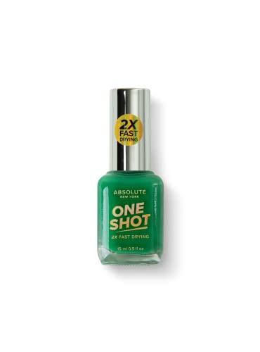 Absolute New York One Shot Nail Polish (Clover Green)