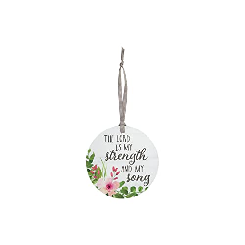 Carson Home Wood Ornament, 3.5-inch Diameter (Strength and Song)