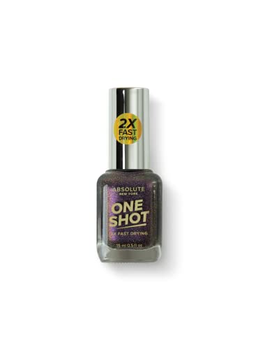 Absolute New York One Shot Nail Polish (Silk Purple)