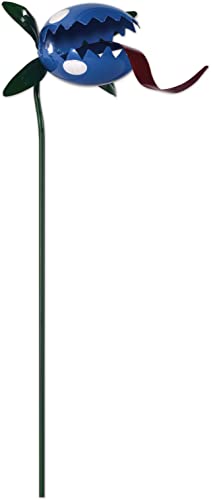 Sunset Vista Designs 94233 Monster Venus Fly Trap Garden Stakes Plant Pick, 20-Inch, Blue