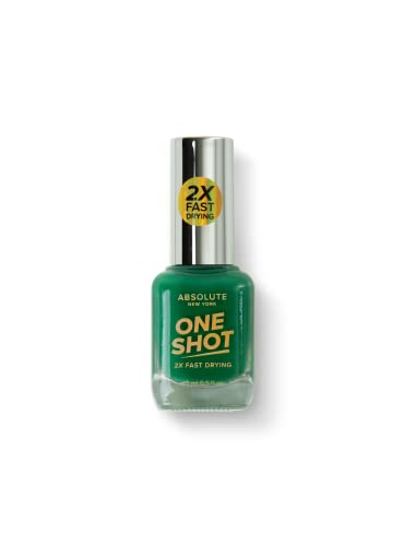 Absolute New York One Shot Nail Polish (Pine Tree Green)