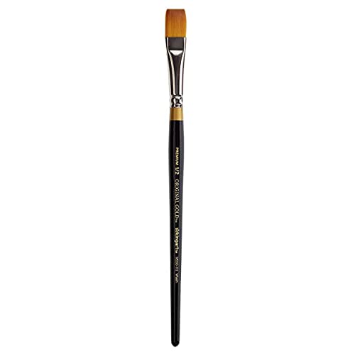 KingArt Original Gold 9550 Series , Premium Artist Brush, Golden TAKLON WASH-Size: 1/2