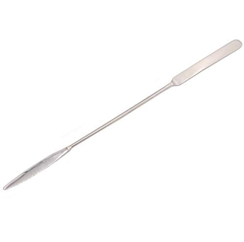 Lineco Stainless Steel Double-Ended Micro Spatula, 7.5 Inches, Archival Quality Sturdy, Ideal For Lifting and Splitting Paper, Applying Paste, Bookbinding