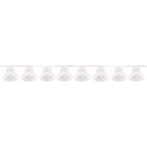 Tissue Bell Streamer (white) Party Accessory  (1 count) (1/Pkg)