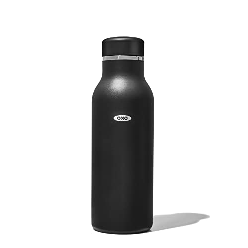 OXO Water Bottle, 16 oz, Onyx
