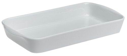 Pillivuyt Porcelain Medium 1-1/2-Quart, 11-1/2-by-6-1/2-Inch Rectangular Baker