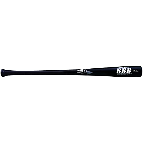 BamBooBat Adult Handle Black Barrel Black Bat, 31-Inch/28-Ounce