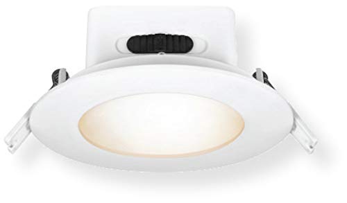 Feit Electric LEDR4HOJBX/6WYCA 4" Color Selectable High Output Integrated J-Box Recessed LED Dimmable Downlight; 2700/3000/3500/4000/5000 CCT; 850 Lumens, 12.5 Watt Input Power, 50000 Life Hours, 120V