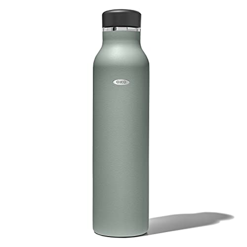 OXO Insulated Water Bottle, 24 oz, Jade