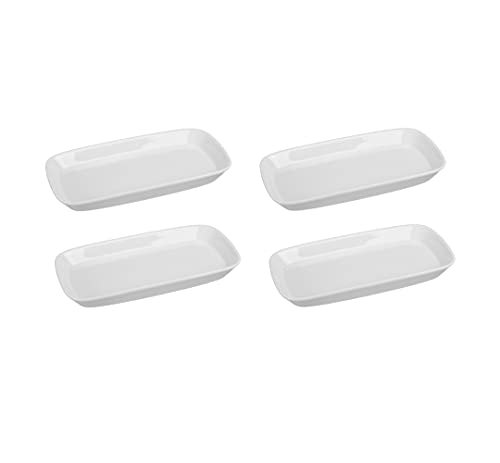 BIA Cordon Bleu 902468S4SIOC Lido Small Rectangular Platter, Set of 4, 9-inch Length