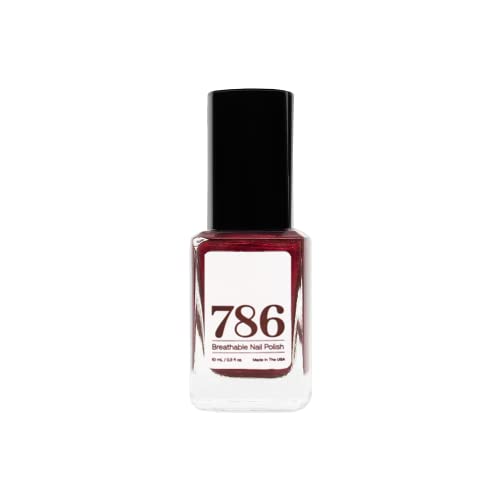 786 Cosmetics Breathable Nail Polish - Vegan Nail Polish, Cruelty-Free, Healthy, Halal Nail Polish, Fast-Drying Nail Polish (Meta)