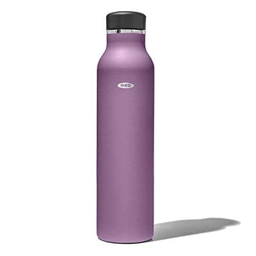 OXO Insulated Water Bottle, 24 oz, Amethyst