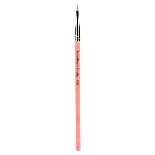 Bdellium Tools Professional Makeup Brush Pink Bambu Series - 706 Fine Point Eye Liner