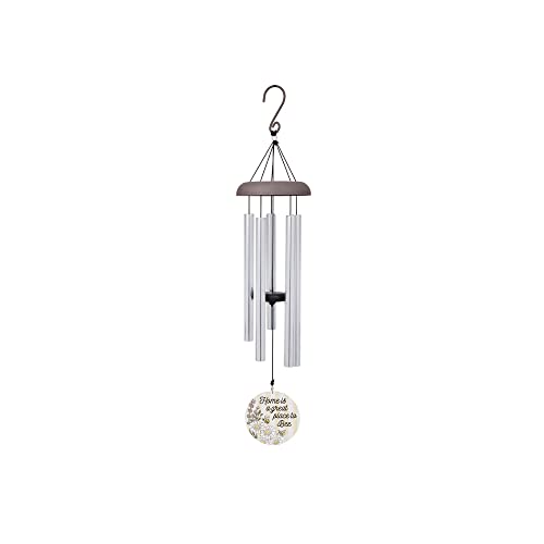Carson Home 61112 Great Place to Bee Picture Perfect Chime, 30-inch Length, Aluminum, Industrial Cord and Adjustable Striker