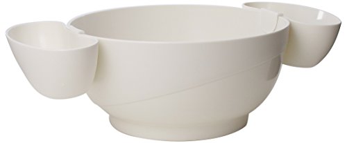 Prodyne Chips and Dips Bowl, White