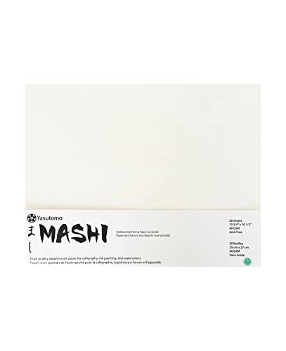 Yasutomo Mashi Paper, 20 Sheets, 13.75-Inch Height
