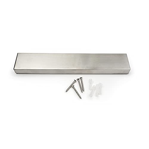 RSVP International Magnetic Knife Tool Bar Multi-Use Wall Mounted, 10", Satin Finish Stainless Steel