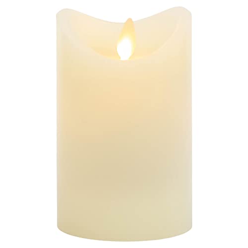 Ganz Ivory LED Wax Pillar Candle (LLWP1000)