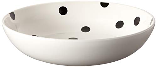 Lenox Kate Spade Deco Dot Salad Bowl, 5.60 LB, White