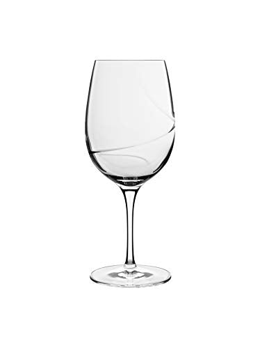 Luigi Bormioli Rocco Aero 16.25 oz Goblet Red Wine Glasses, Set of 6, Clear