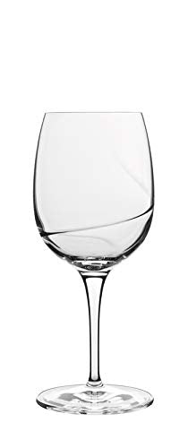 Luigi Bormioli Rocco Aero 12.25 oz Red Wine Glasses, 6 Count (Pack of 1), Clear