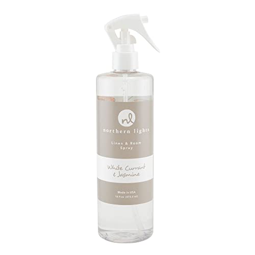 Northern Lights Candles Fragrance Palette Room Spray, 16 Ounce, White Currant and Jasmine