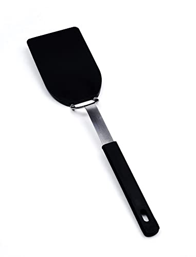 RSVP International Medium Nylon Nonstick Flexible Spatula, Black