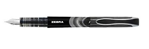 Zebra Pen Fountain Pen, Stainless Steel Nib, 0.6 mm, Assorted Colors 24pc Cup Display (48317)
