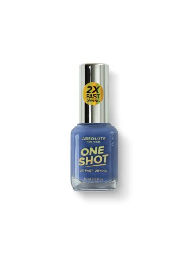 Absolute New York One Shot Nail Polish (Violet Blue)