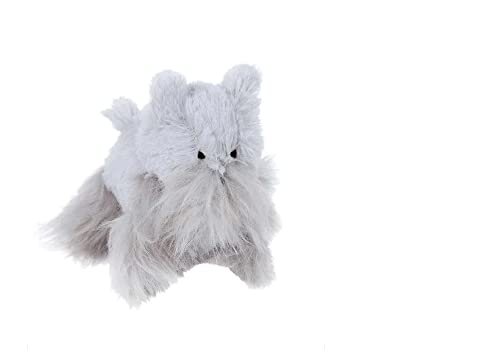 CocoTherapy Oscar Newman Schnauzer Pipsqueak Toy, 5-inch Length, Grey