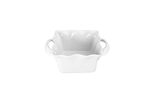 BIA Cordon Bleu 900579S2SIOC Everyday Bakeware Wavy Square Baker, Set of 2, 16 Oz.