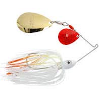 Nichols Lures KS125-38 Pulsator Hoosier Red Kicker Series Spinnerbait Cole Slaw, 3/8 oz