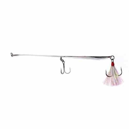 Jenko Fishing JSS8CS Jenko Fishing Sticky Spoon - 8" Flutter Spoon Chrome Shad