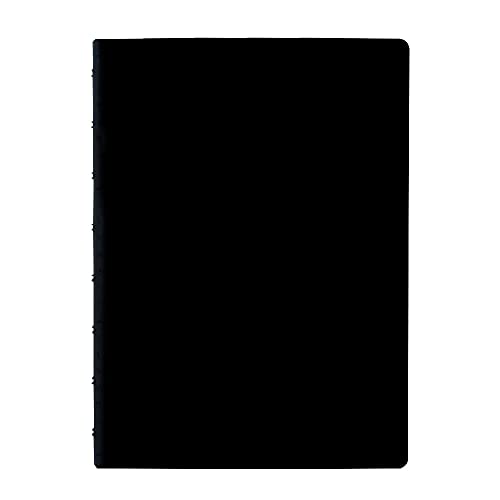 Rediform Filofax Folio Refill, A5 Size, Icon Black Notebook, Ruled, 8.25" x 6.125", White Paper (B292218), Multicolor