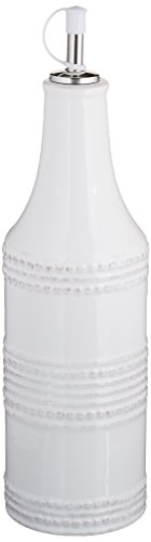 Jay Companies American Atelier Bianca Dotted Oil Bottle, White