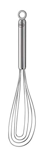 R√∂sle Stainless Steel Flat Whisk, 4 Wire, 10.6-inch