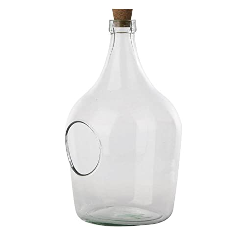 Esschert Design AGG84 Front Open Terrarium Medium Bottle, 5 Liter, Glass, Clear