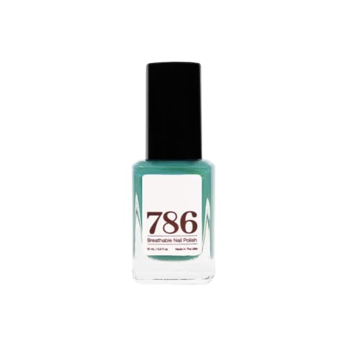 786 Cosmetics Breathable Nail Polish - Vegan Nail Polish, Cruelty-Free, Healthy, Halal Nail Polish, Fast-Drying Nail Polish (Lagos)