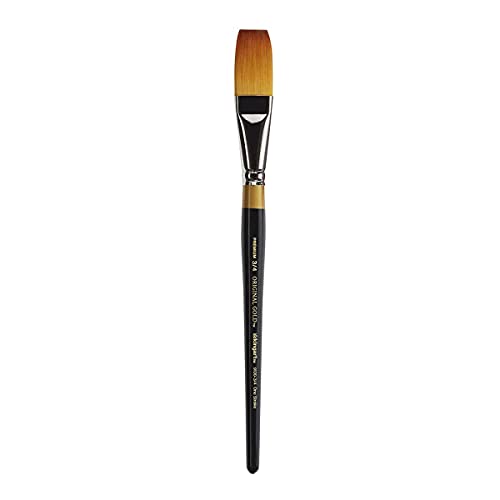 KINGART Original Gold Premium Artist Brush, Golden TAKLON One Stroke