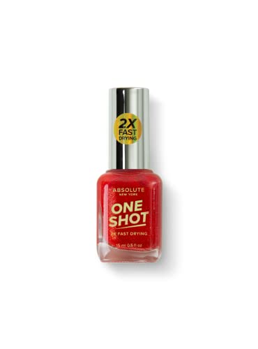 Absolute New York One Shot Nail Polish (Ornament Red)