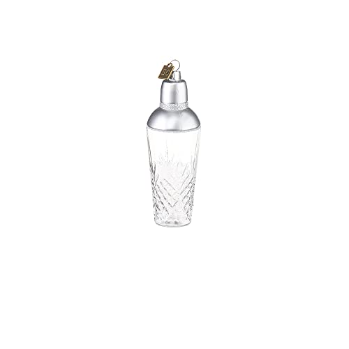 RAZ Imports 4253110 Eric Cortina Collection Cocktail Shaker Ornament, 5.5-inch Height, Glass