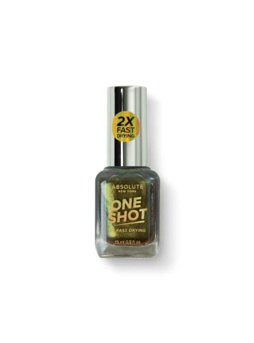 Absolute New York One Shot Nail Polish (Silk Green)