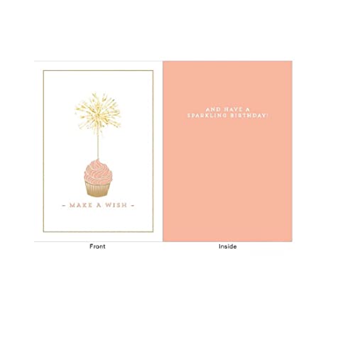 Design Design Cupcake With Sparkler Birthday Card - Her