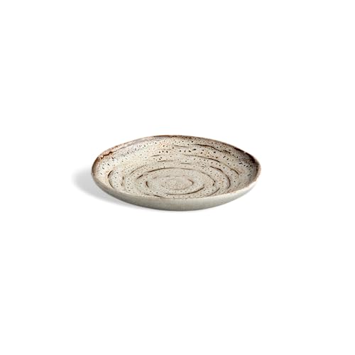 Carmel Ceramica Stoneware 6-Inch Truffle Appetizer Plate