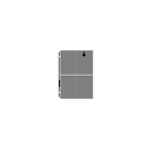 Lineco Archivalware Polypropylene Photo Album Pages, 4 mil, Holds 8 Prints 4" X 5", Pack of 25.