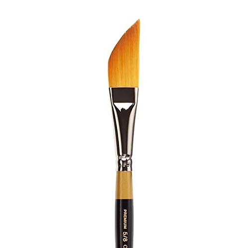 KINGART Original Gold 9800 Series, Golden Taklon Dagger Striper (5/8) Black/Gold