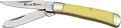 Blue Ridge Knives Rough Ryder RR804 Tiny Trapper Yellow