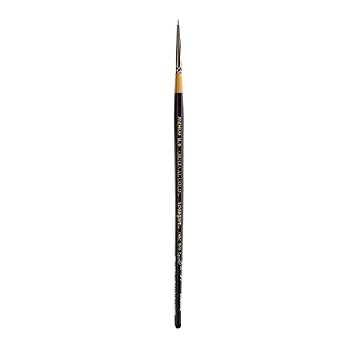 KingArt Original Gold 9650 Series , Premium Artist Brush, Golden TAKLON Spotter-Size: 18/0